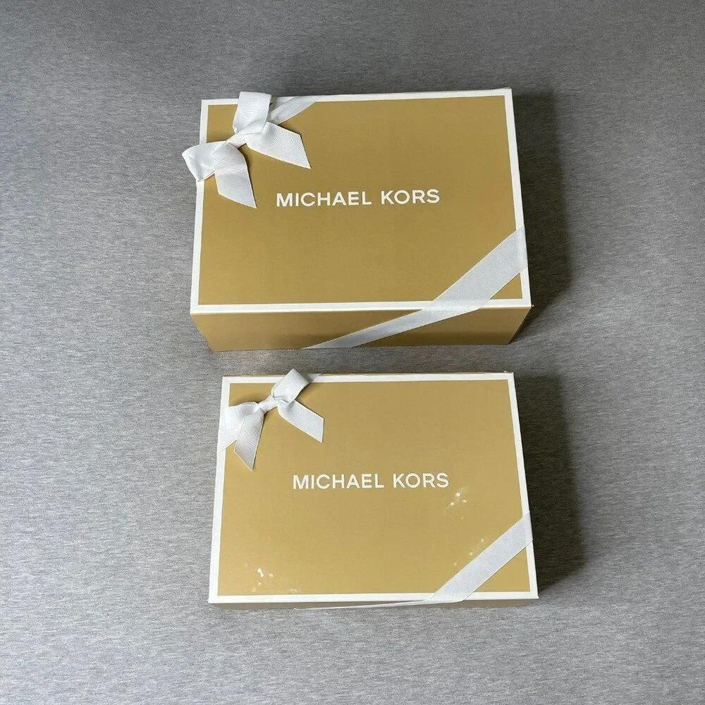 Michael Kors Empty Gift Boxes with Bow 2 PCS. Set